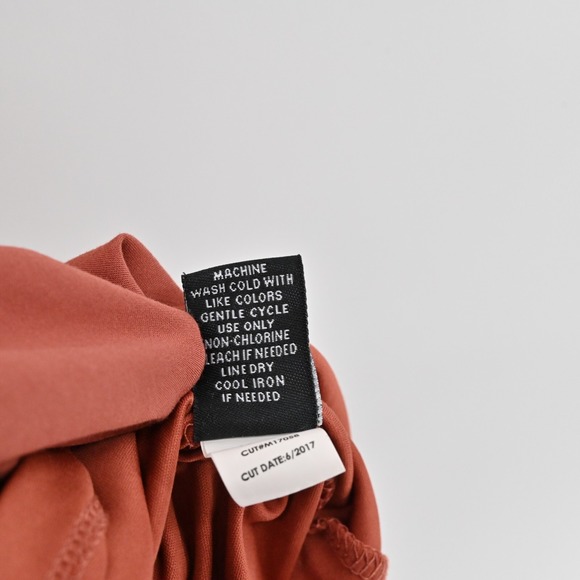 TORRID Dress Size 4X Challis Rust Embroidered Smocked Waist Flutter Short Sleeve - Picture 10 of 13